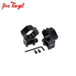 پایه دوربین2تیکه رینگ30ریل22